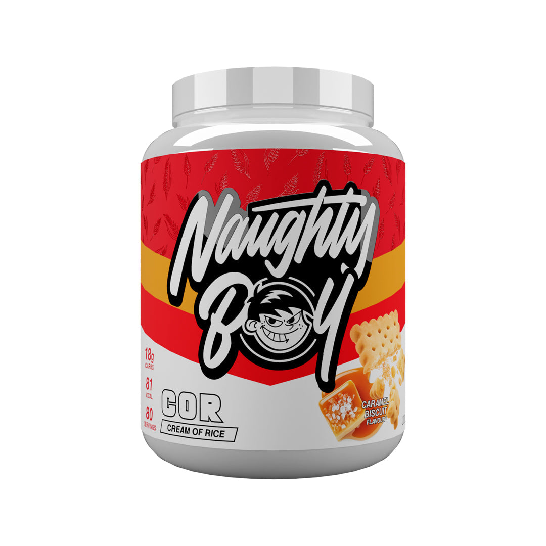 Naughty Boy Cream of Rice 2kg Caramel Biscuit