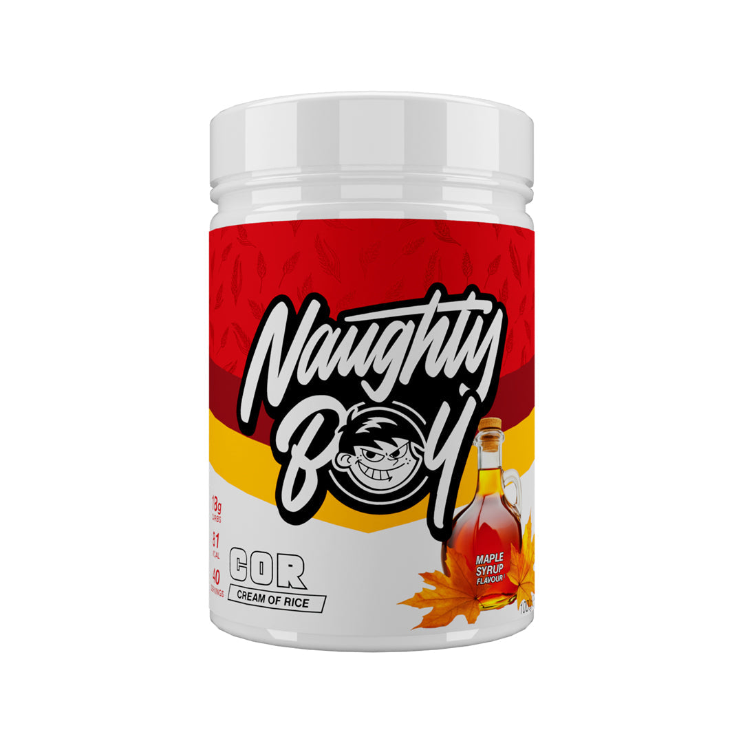 Naughty Boy Cream of Rice 1kg Maple Syrup