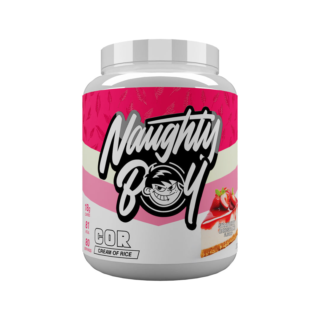 Naughty Boy Cream of Rice 2kg Strawberry Cheesecake