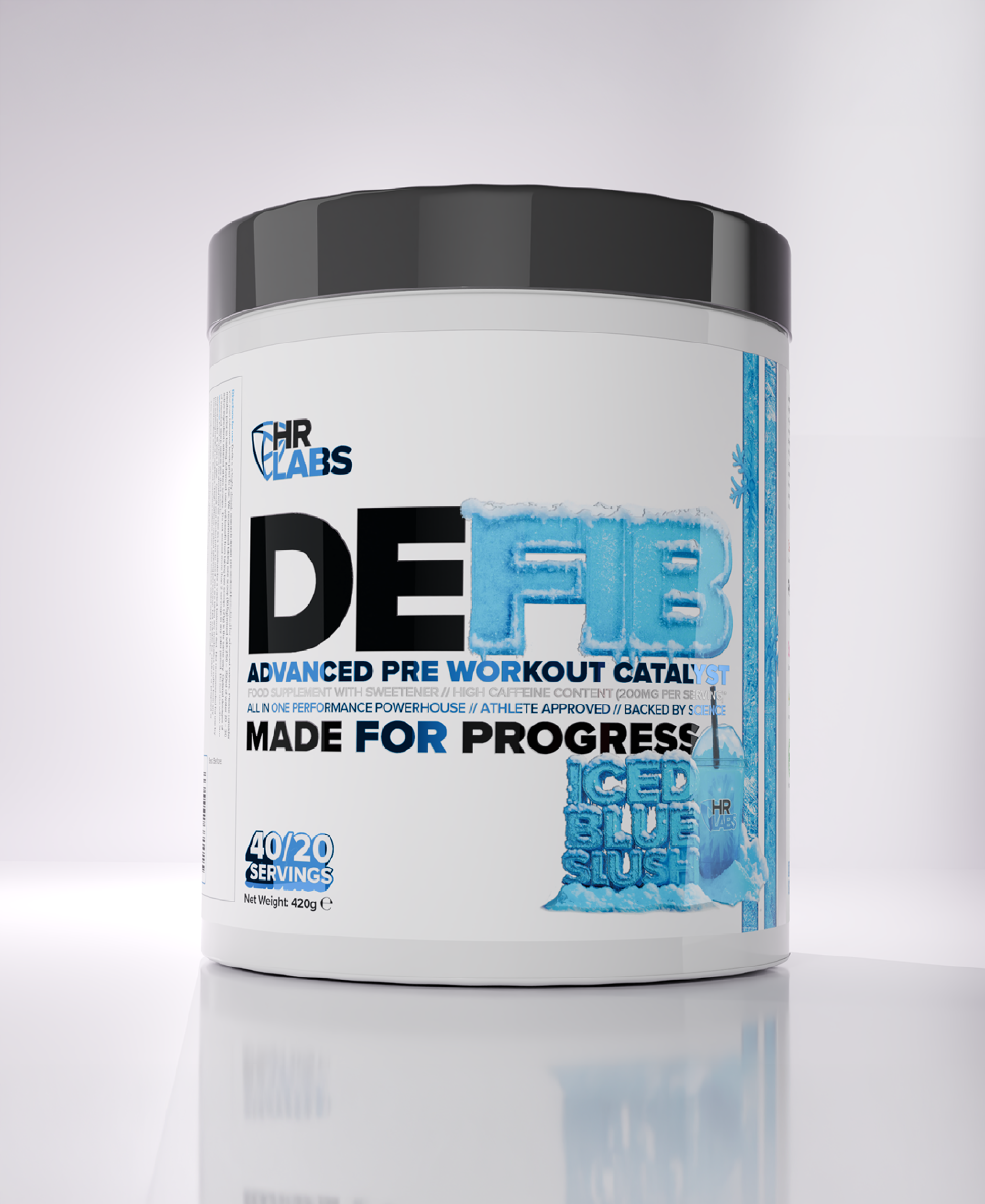 HR Labs Defib 2026 Iced Blue Slush