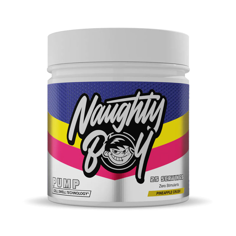 Naughty Boy Pump Stimulant Free Pre Workout (25 Servings)