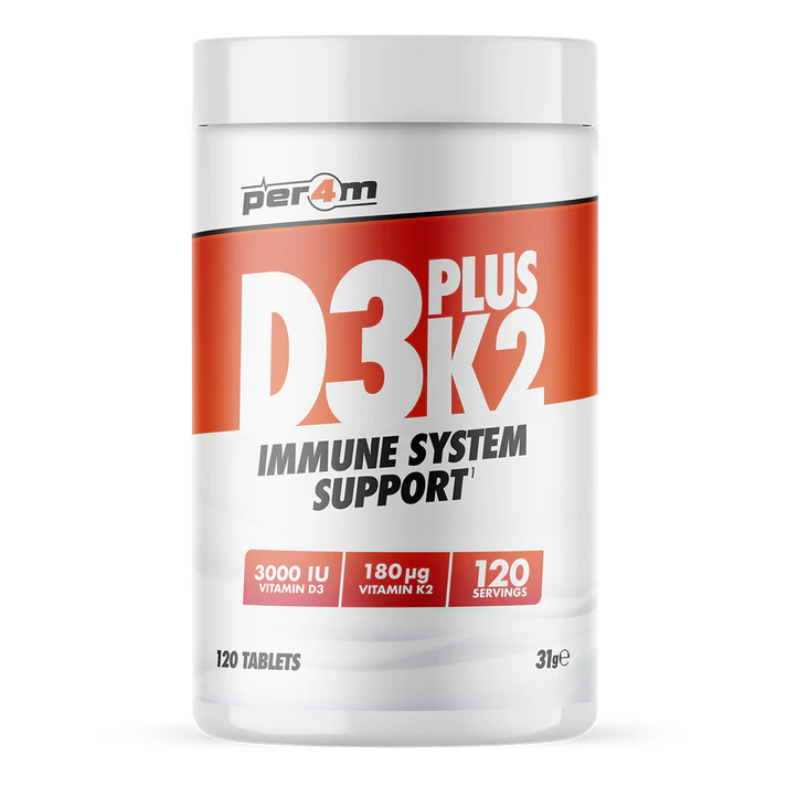 Per4m Vitamin D3 Plus K2 (120 Tablets)