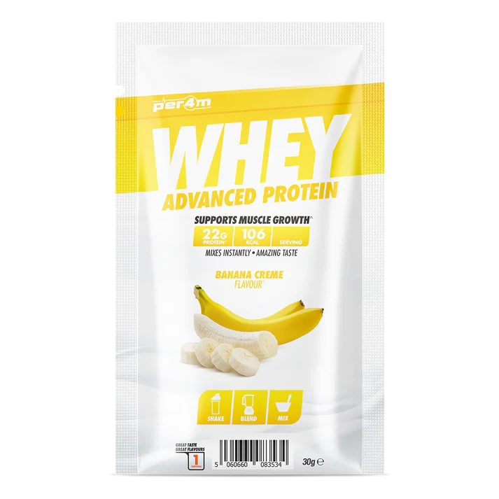 Advanced Protein Powder Per4m Whey Advanced Protein Powder Sample Sachet (1 x 30g) - Build ...