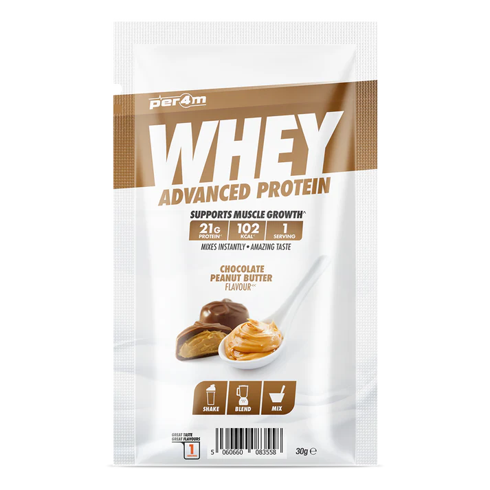Advanced Protein Powder Per4m Whey Advanced Protein Powder Sample Sachet (1 x 30g) - Build ...