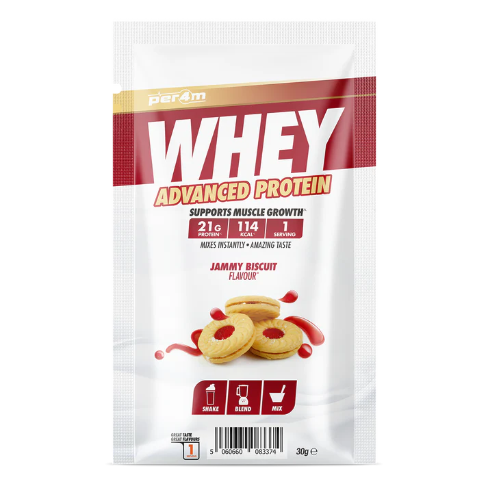 Advanced Protein Powder Per4m Whey Advanced Protein Powder Sample Sachet (1 x 30g) - Build ...