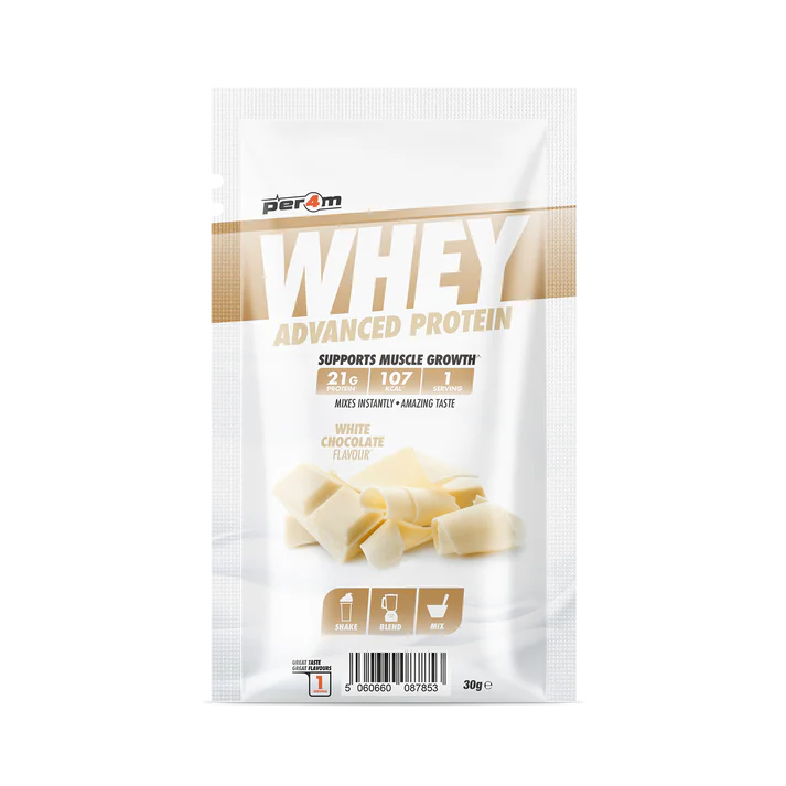 Advanced Protein Powder Per4m Whey Advanced Protein Powder Sample Sachet (1 x 30g) - Build ...