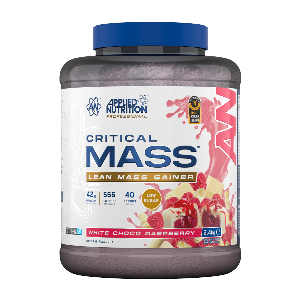 Applied Nutrition Critical Mass Professional 2.4kg White Chocolate Raspberry