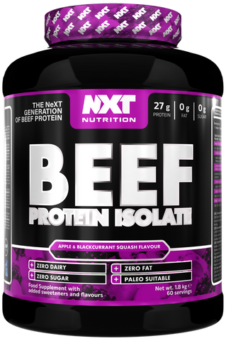 NXT Nutrition Beef Protein Isolate 1.8kg Apple and Blackcurrant Squash