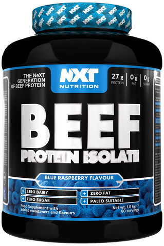 NXT Nutrition Beef Protein Isolate 1.8kg Blue Raspberry