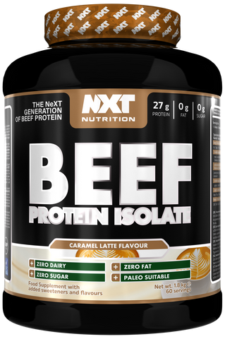 NXT Nutrition Beef Protein Isolate 1.8kg Caramel Latte