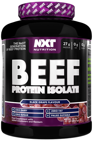 NXT Nutrition Beef Protein Isolate 1.8kg Black Grape