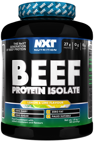 NXT Nutrition Beef Protein Isolate 1.8kg Lemon and Lime