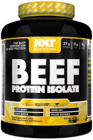 NXT Nutrition Beef Protein Isolate 1.8kg Lemonade