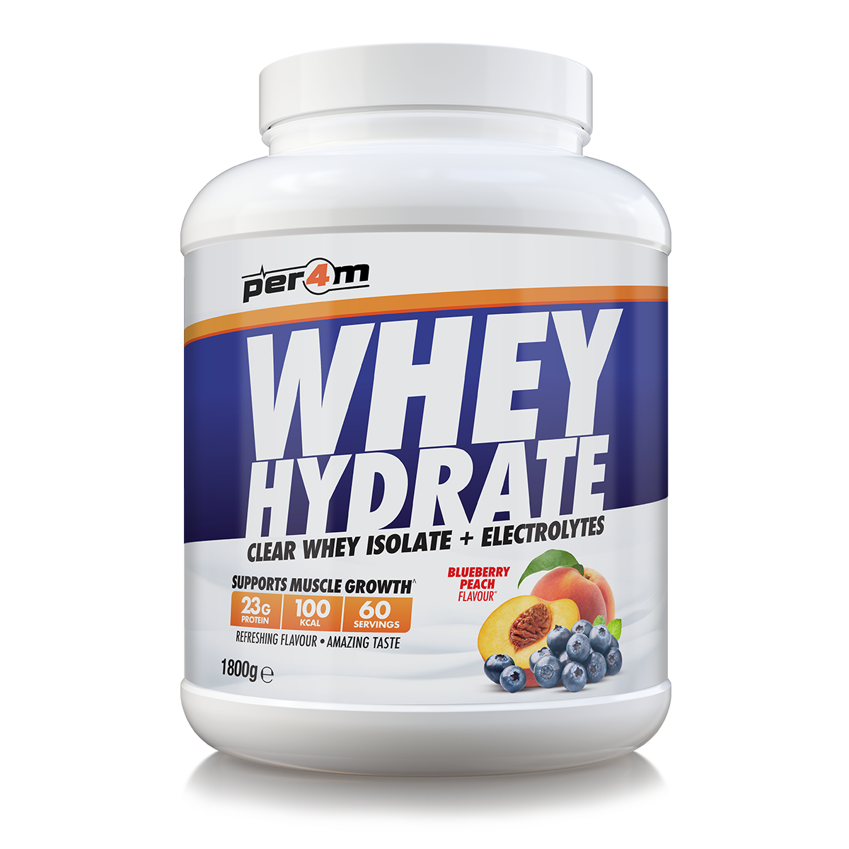 Per4m Whey Hydrate Blueberry Peach 1.8kg