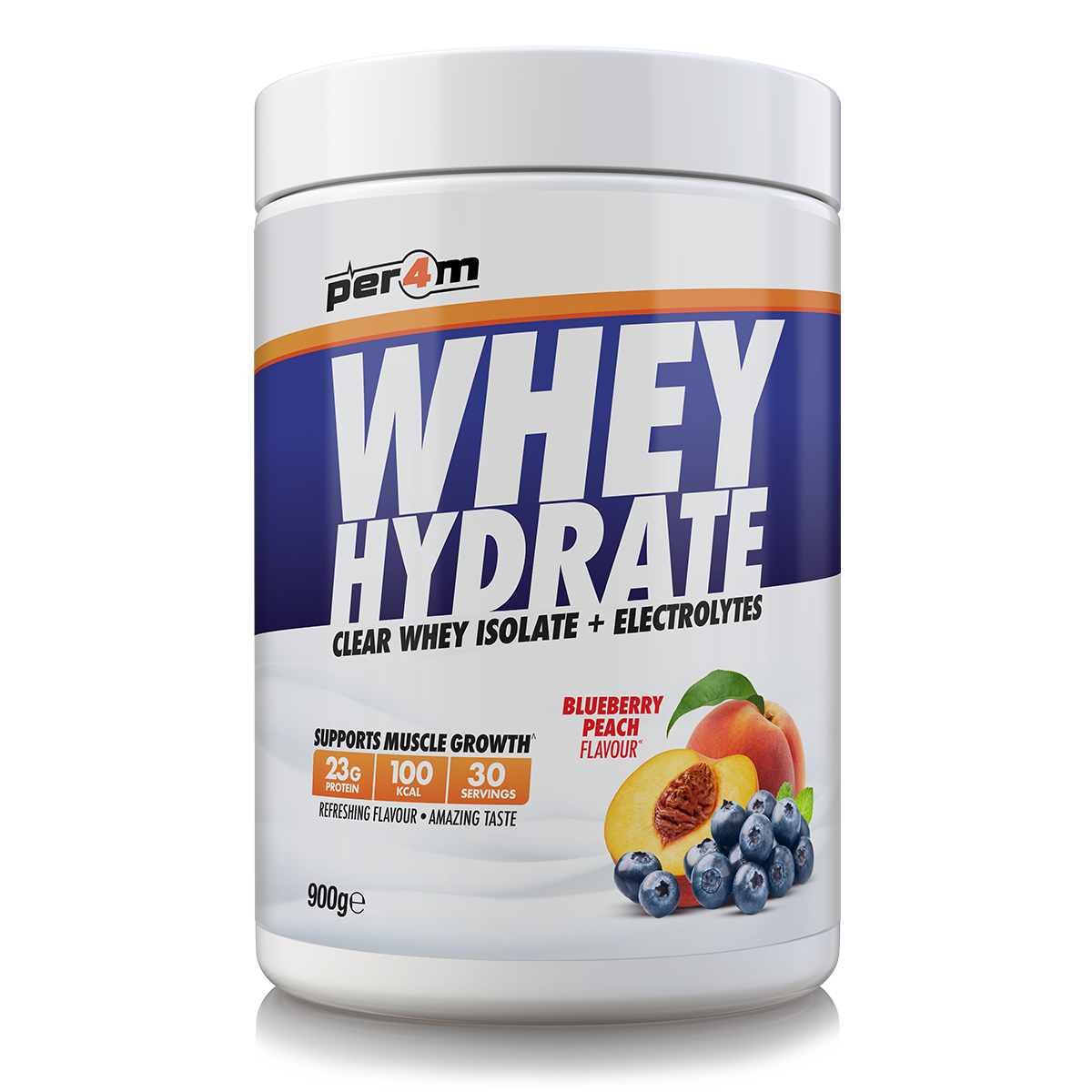 Per4m Whey Hydrate Blueberry Peach 900g