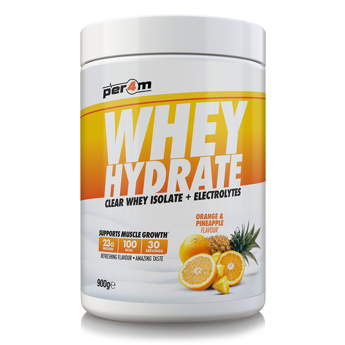Per4m Whey Hydrate Orange and Pineapple 900g