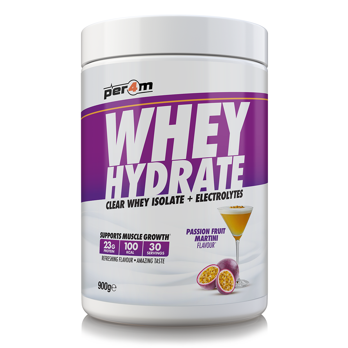 Per4m Whey Hydrate Passionfruit Martini 900g