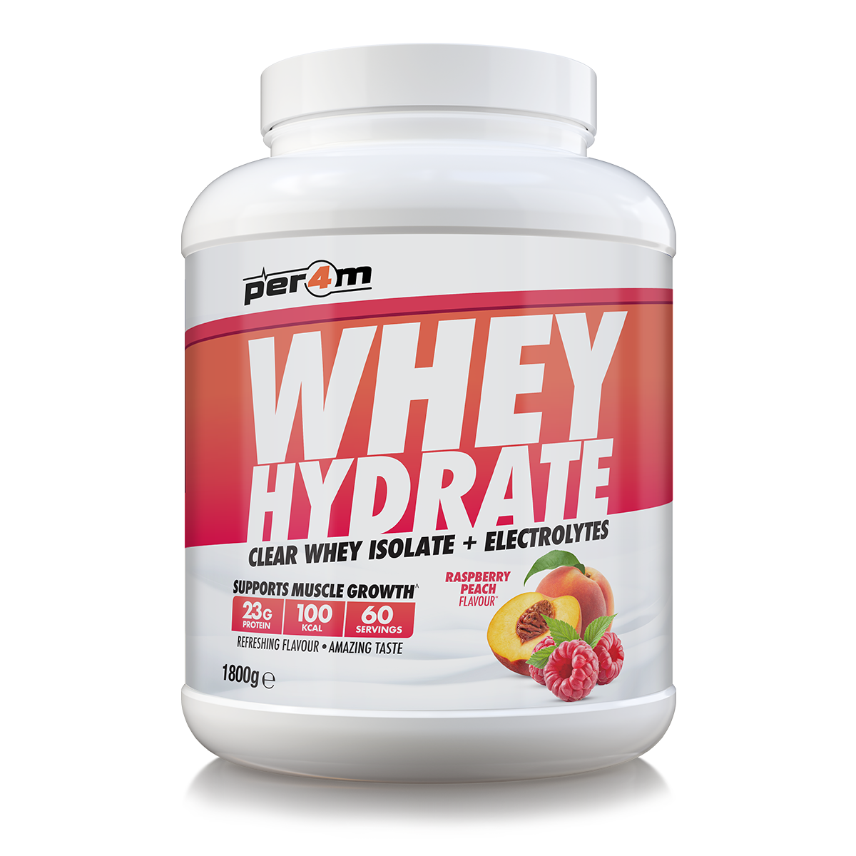 Per4m Whey Hydrate Raspberry Peach 1.8kg