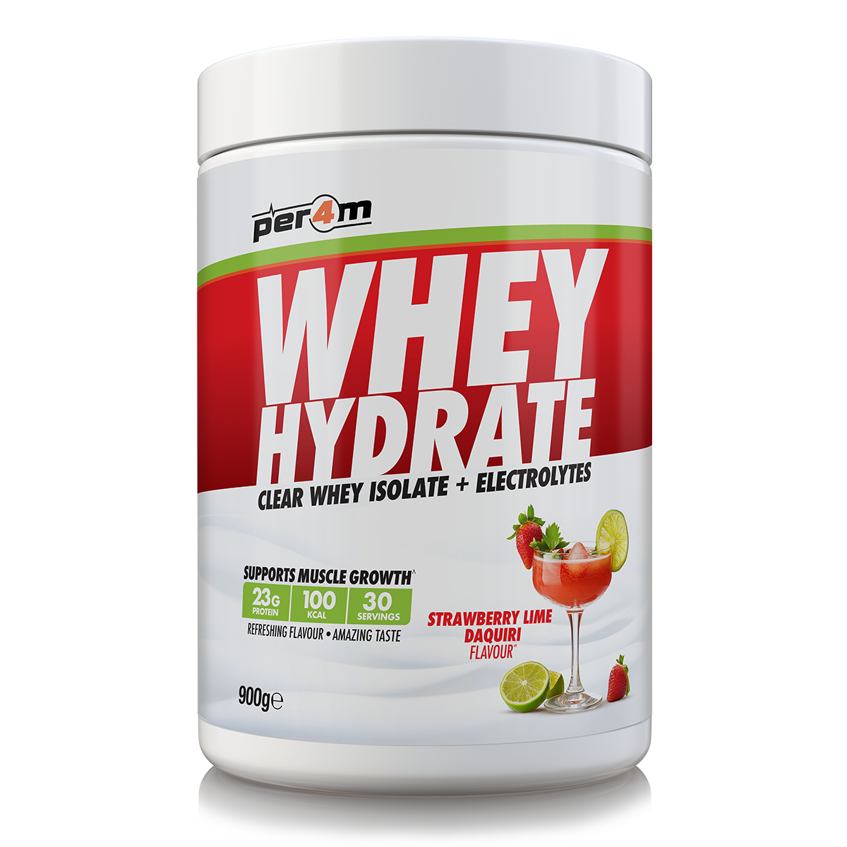 Per4m Whey Hydrate Strawberry Lime Daquiri 900g