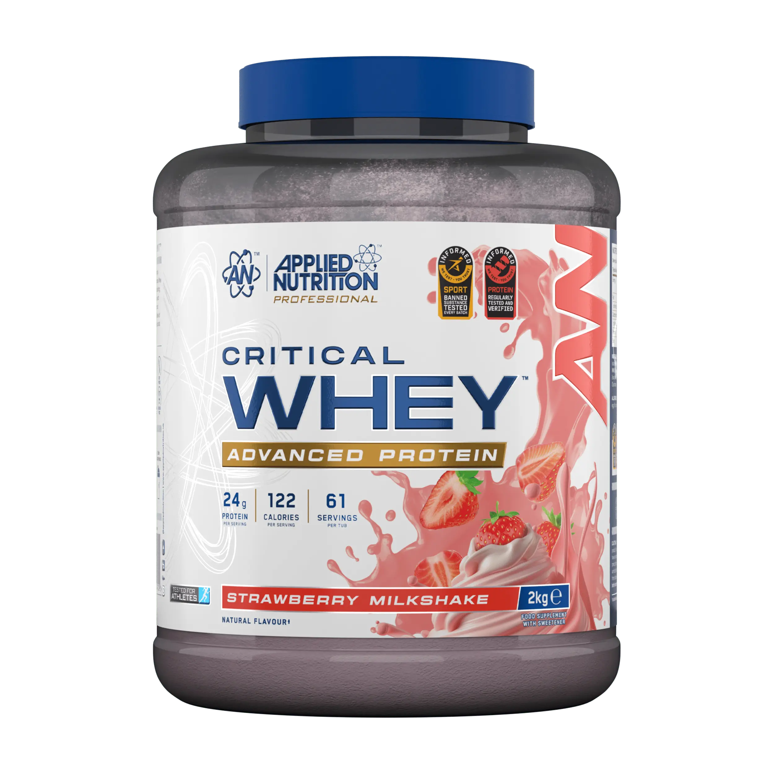 Applied Nutrition Critical Whey 2kg Strawberry Milkshake