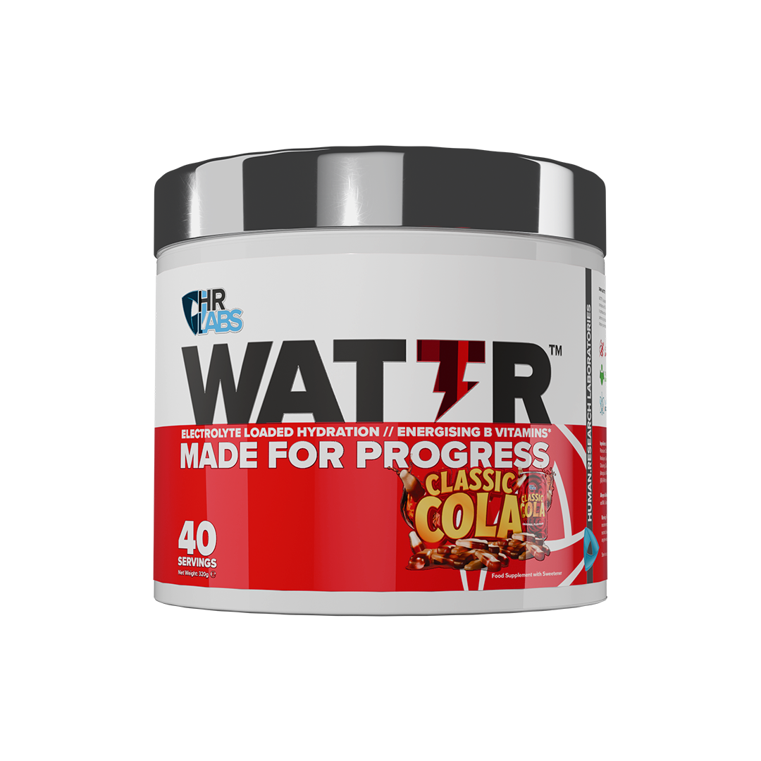 HR Labs WATTR Electrolyte Hydration Powder 40 Servings Classic Cola