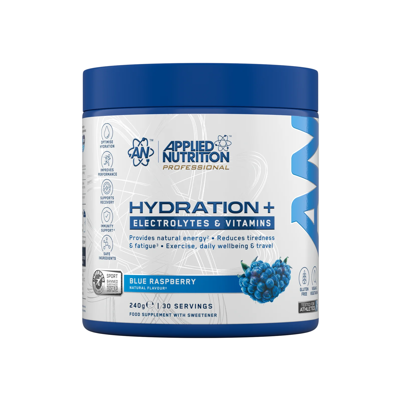 Applied Nutrition Hydration+ 240g Blue Raspberry