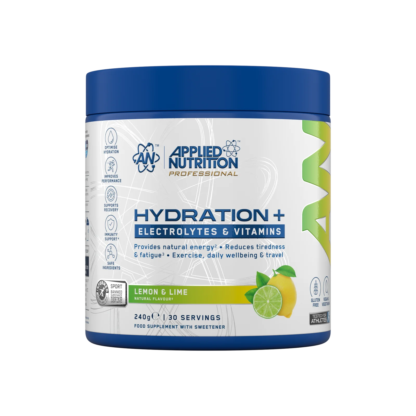 Applied Nutrition Hydration+ 240g Lemon and Lime
