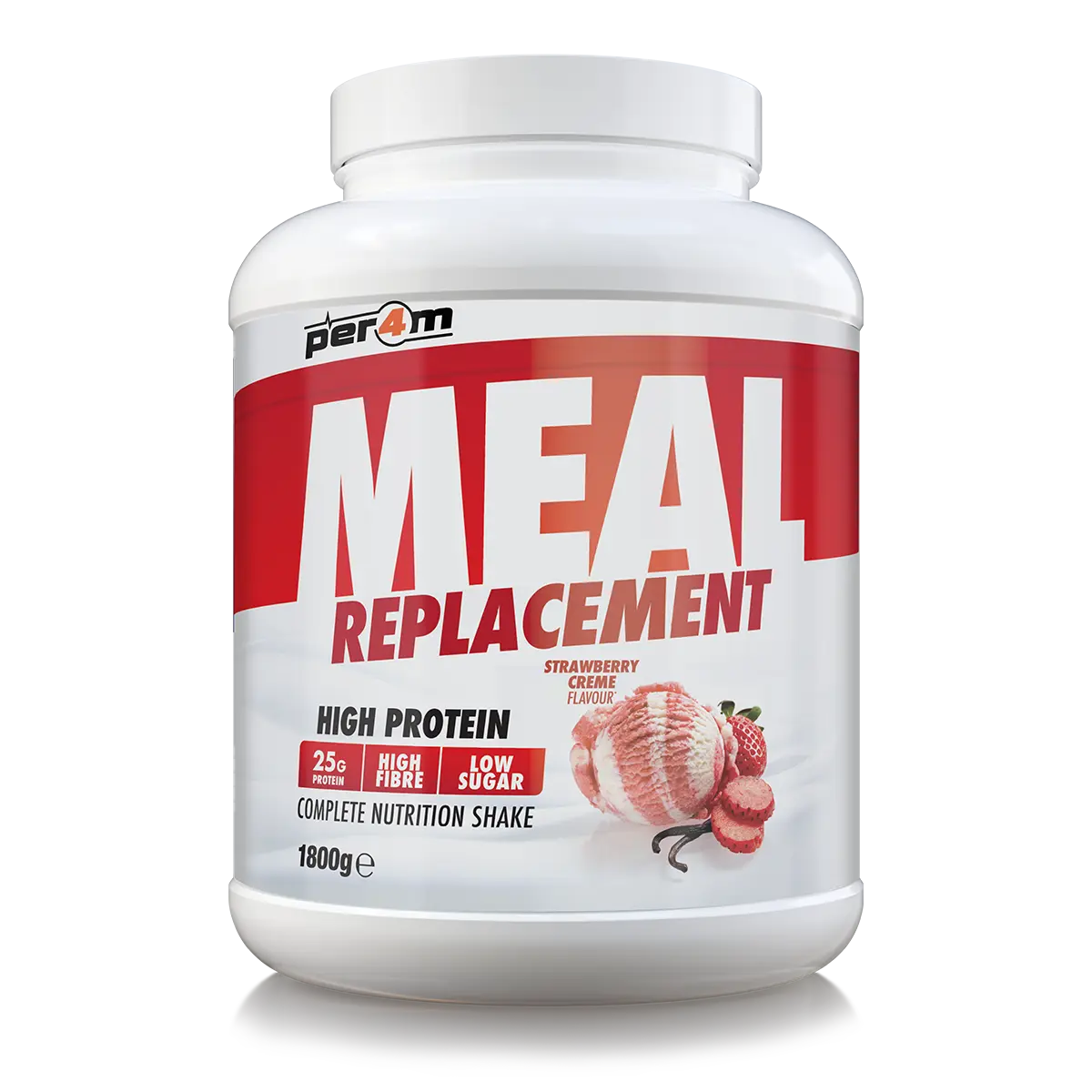Per4m Meal Replacement 1.8kg Strawberry Creme