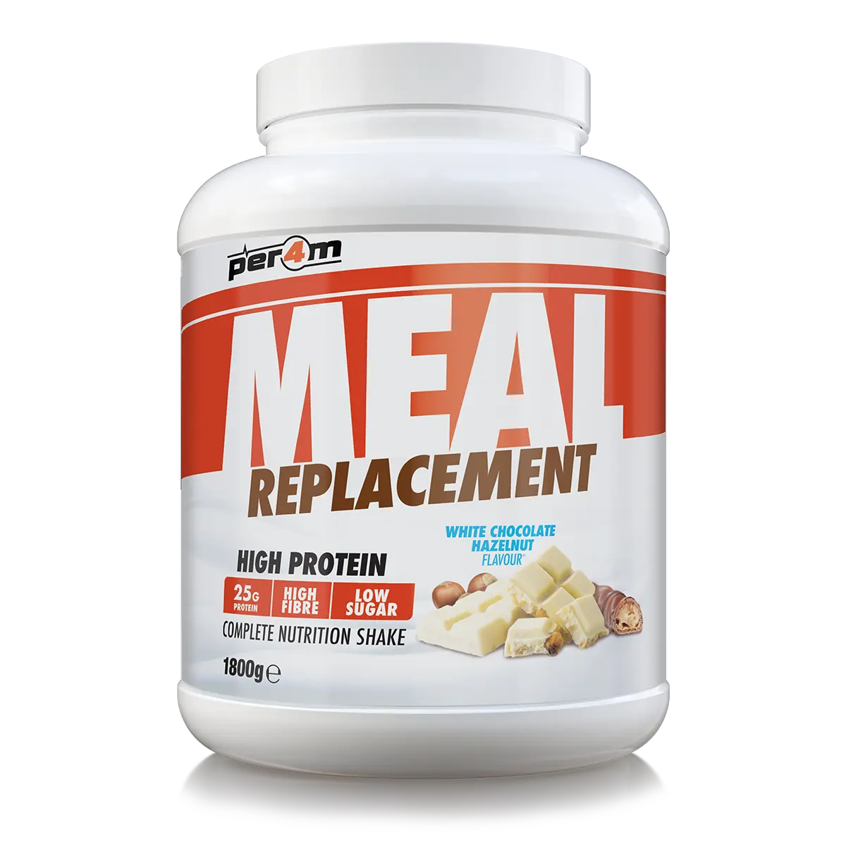 Per4m Meal Replacement 1.8kg White Chocolate Hazelnut