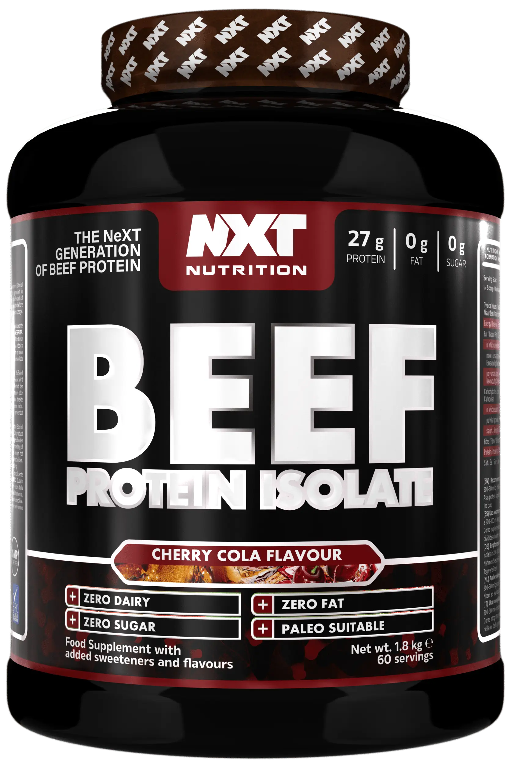 NXT Beef Protein Isolate 1.8kg Cherry Cola