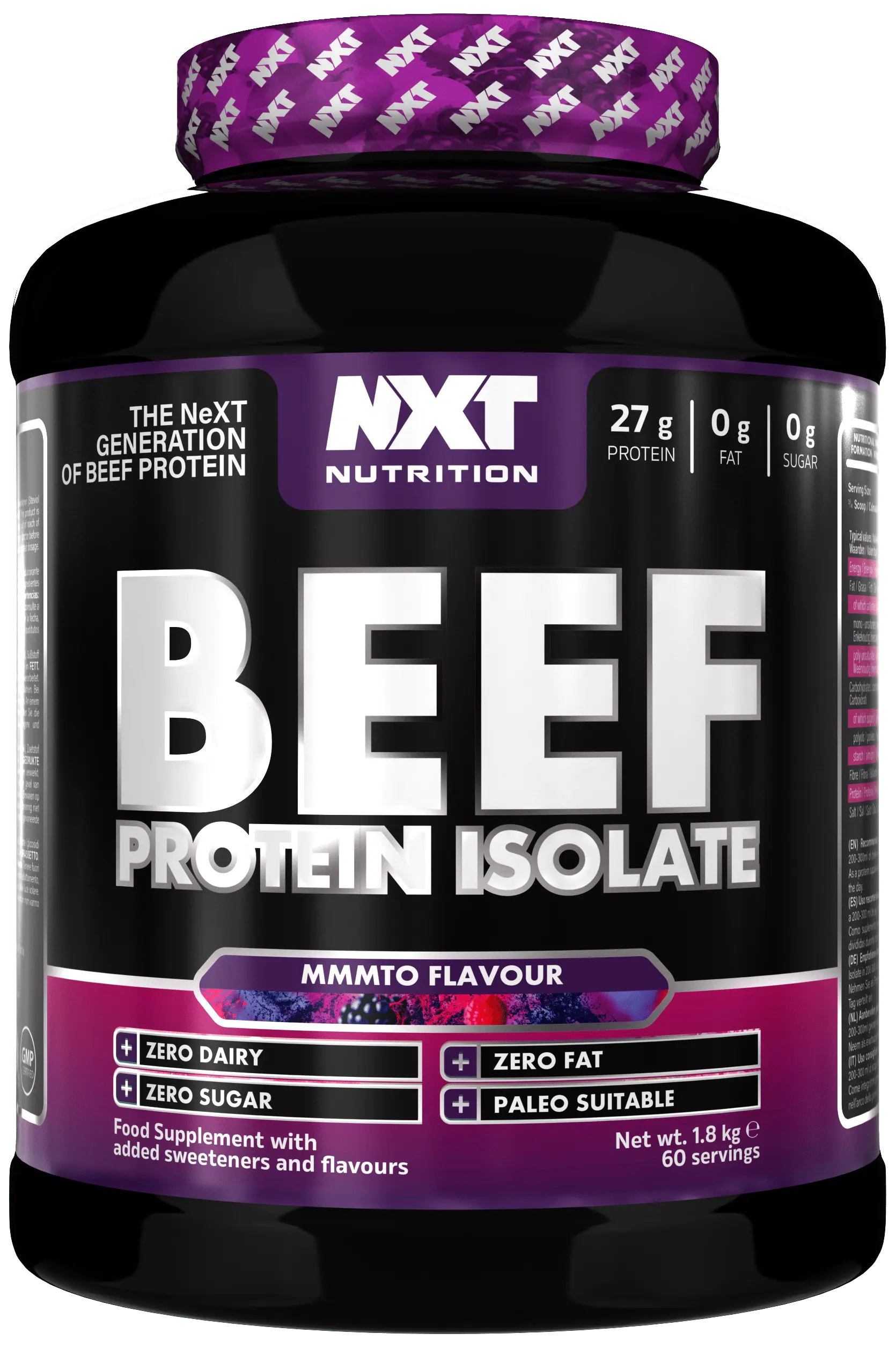 NXT Beef Protein Isolate 1.8kg Mmmto