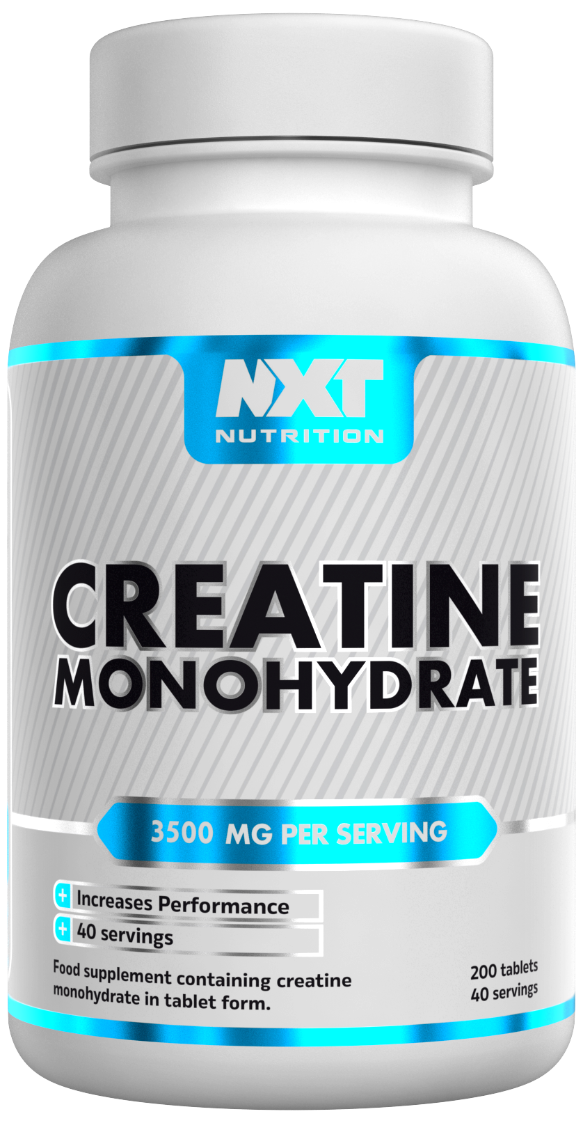NXT Creatine Monohydrate 200 Tablets