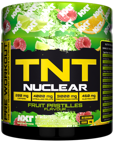 NXT TNT Nuclear Pre Workout 420g Fruit Pastilles