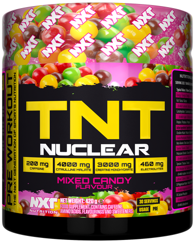 NXT TNT Nuclear Pre Workout 420g Mixed Candy