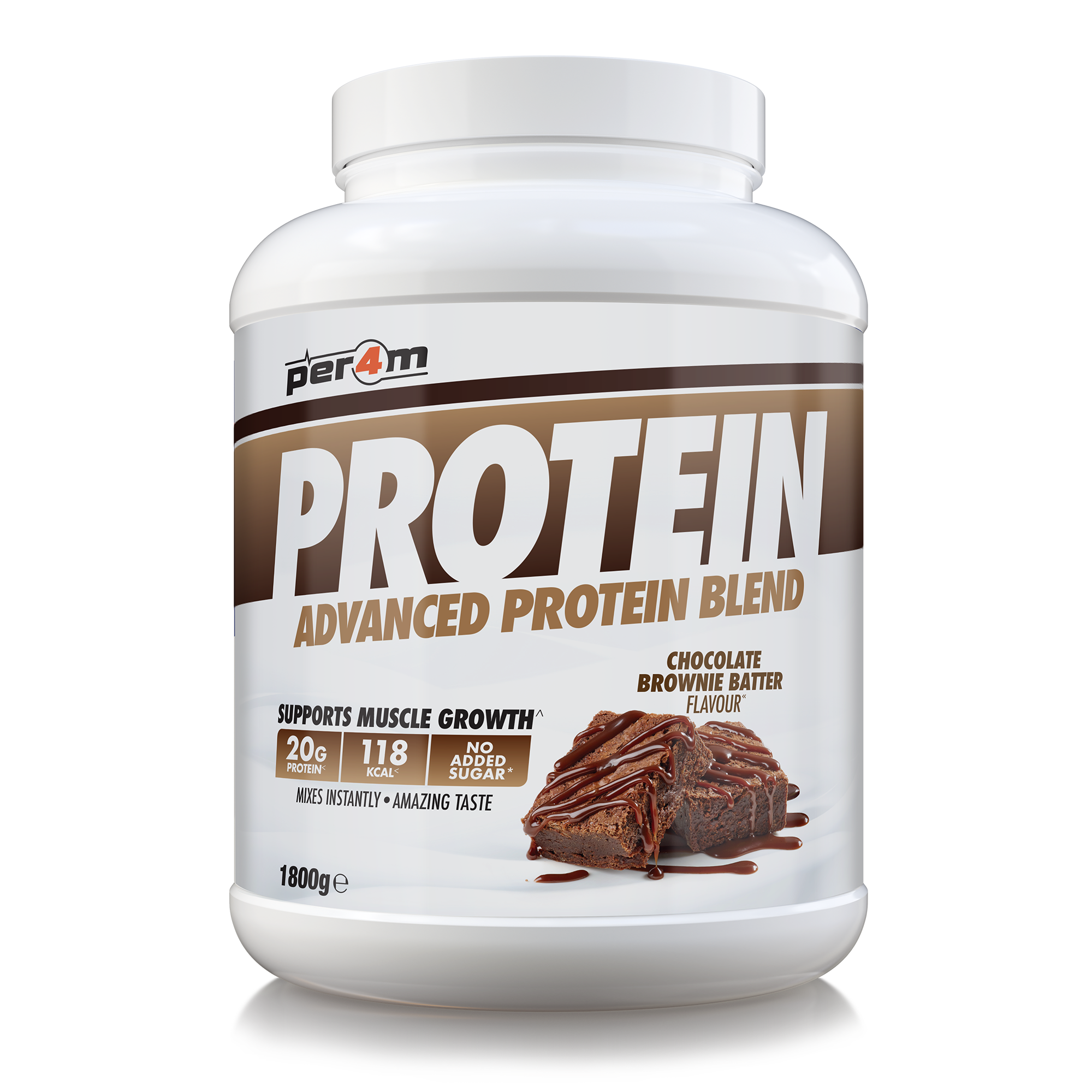 Per4m Advanced Protein 1.8kg Chocolate Brownie Batter