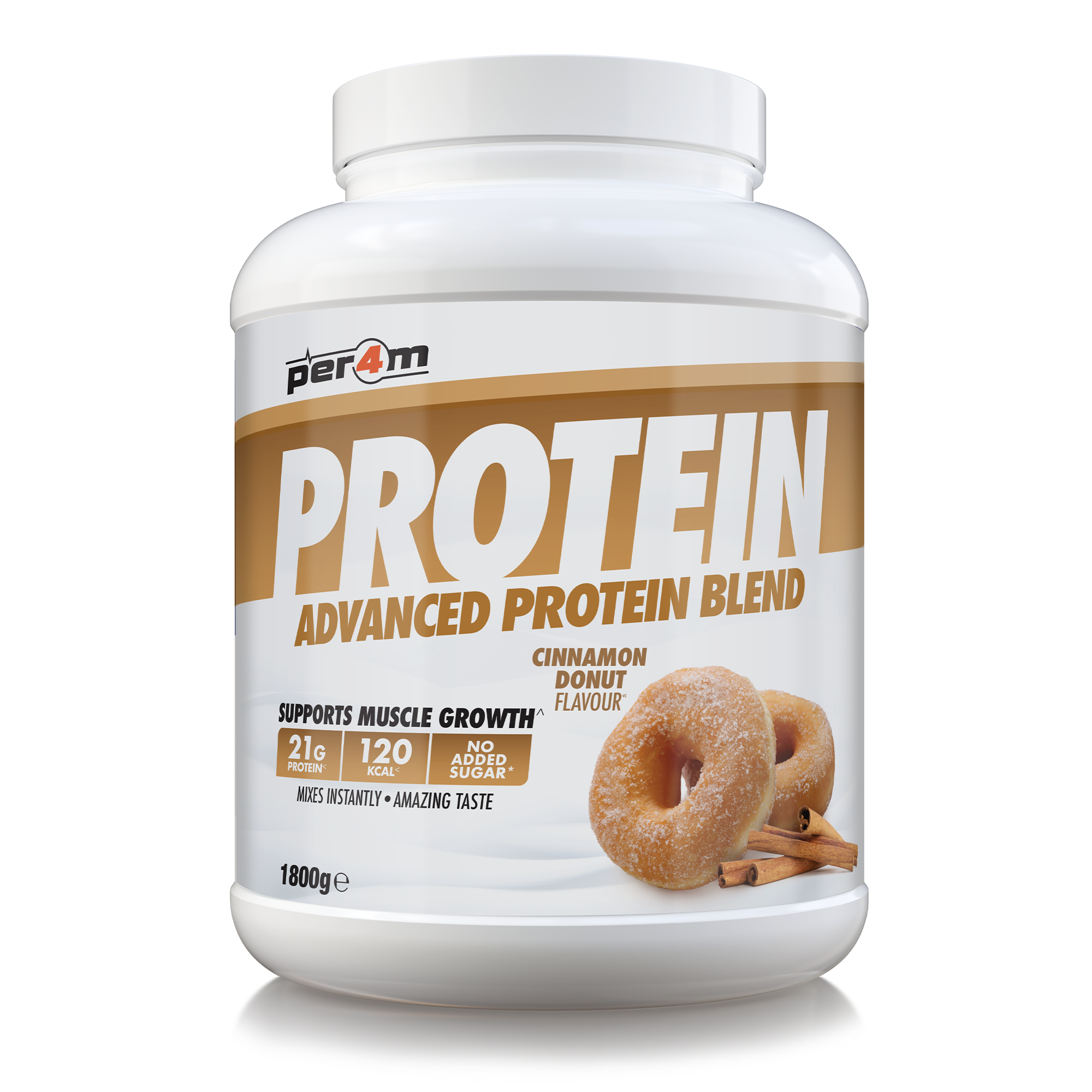 Per4m Advanced Protein 1.8kg Cinnamon Donut