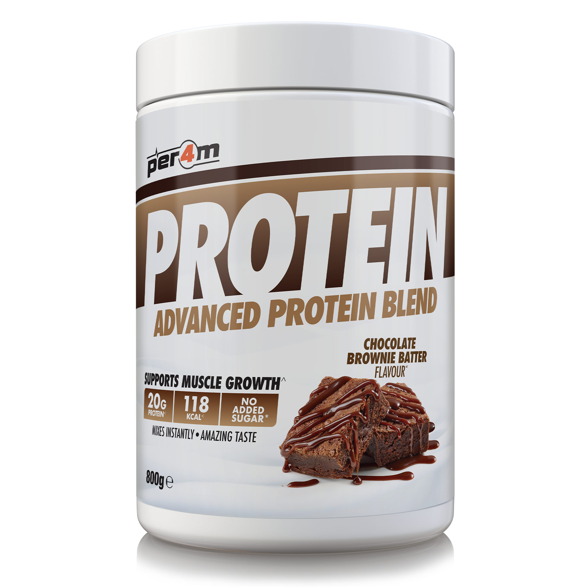 Per4m Advanced Protein 800g Chocolate Brownie Batter
