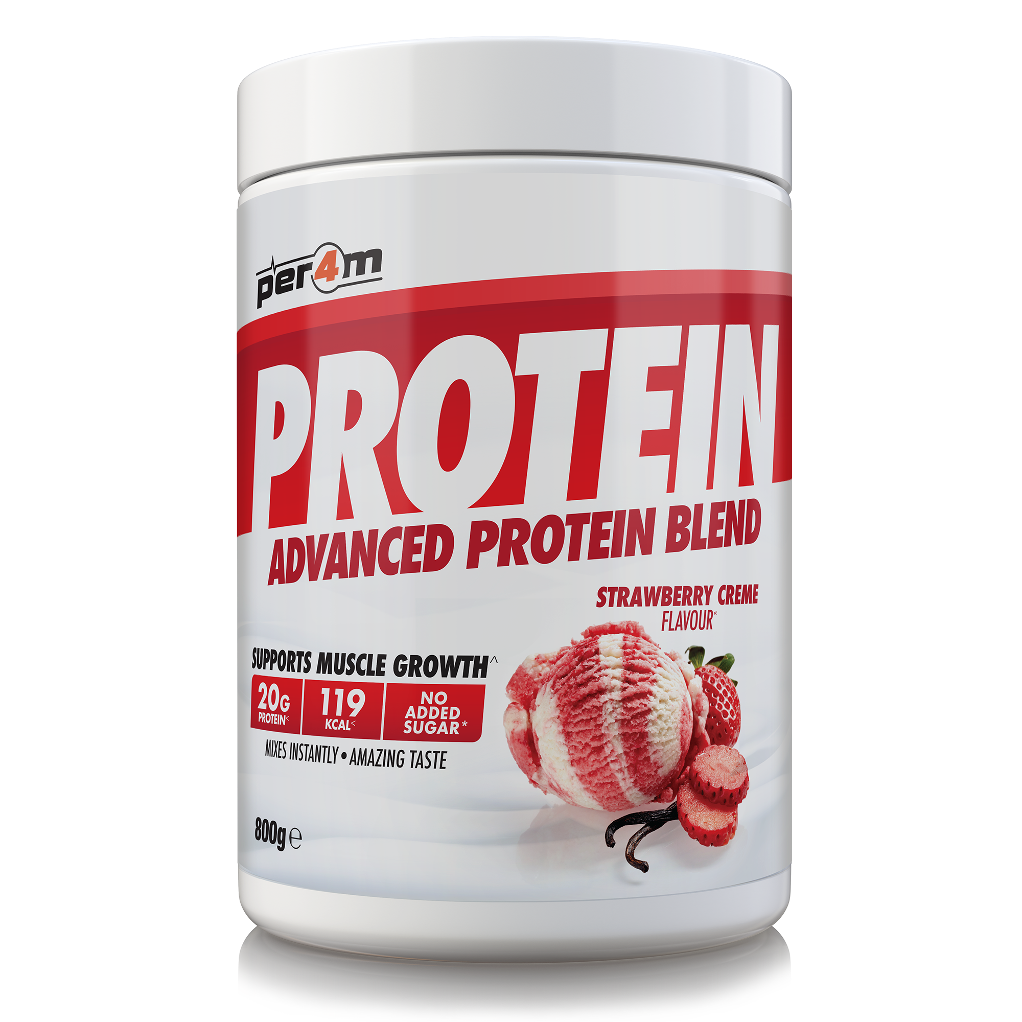 Per4m Advanced Protein 800g Strawberry Creme