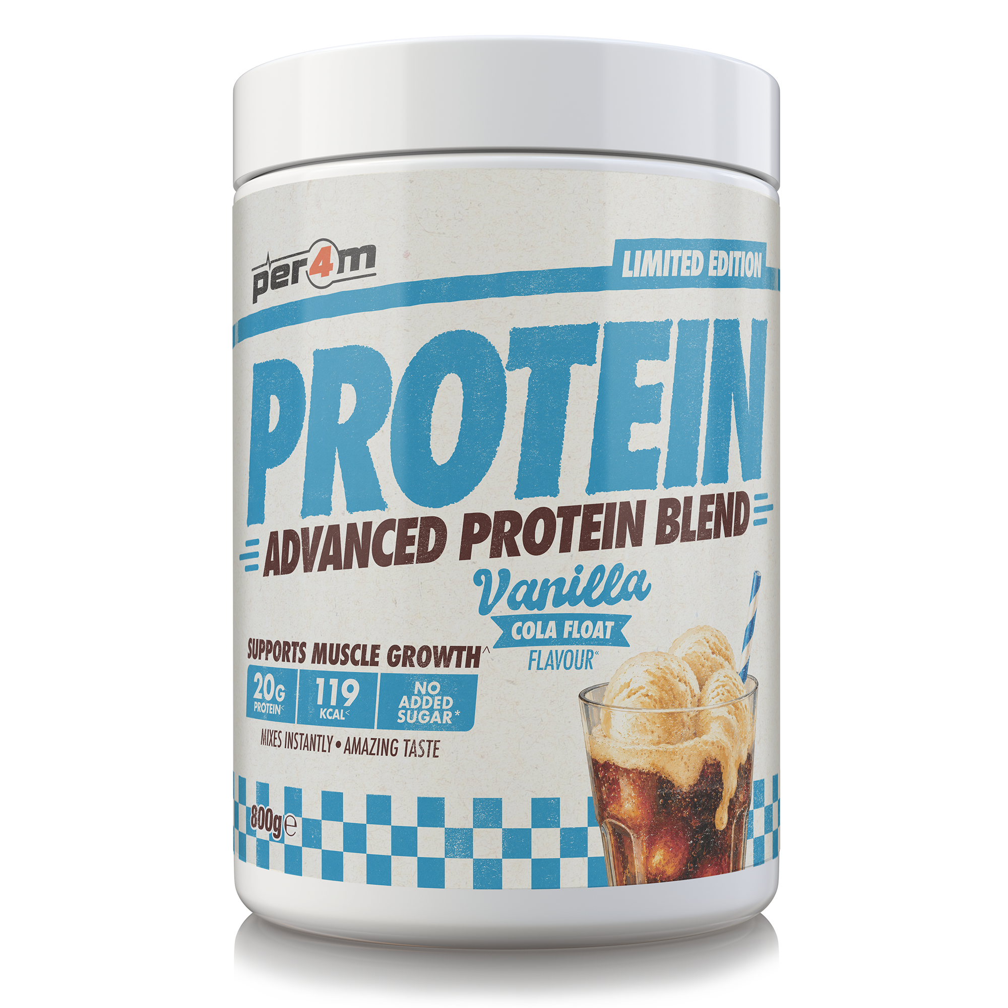 Per4m Advanced Protein 800g Vanilla Cola Float