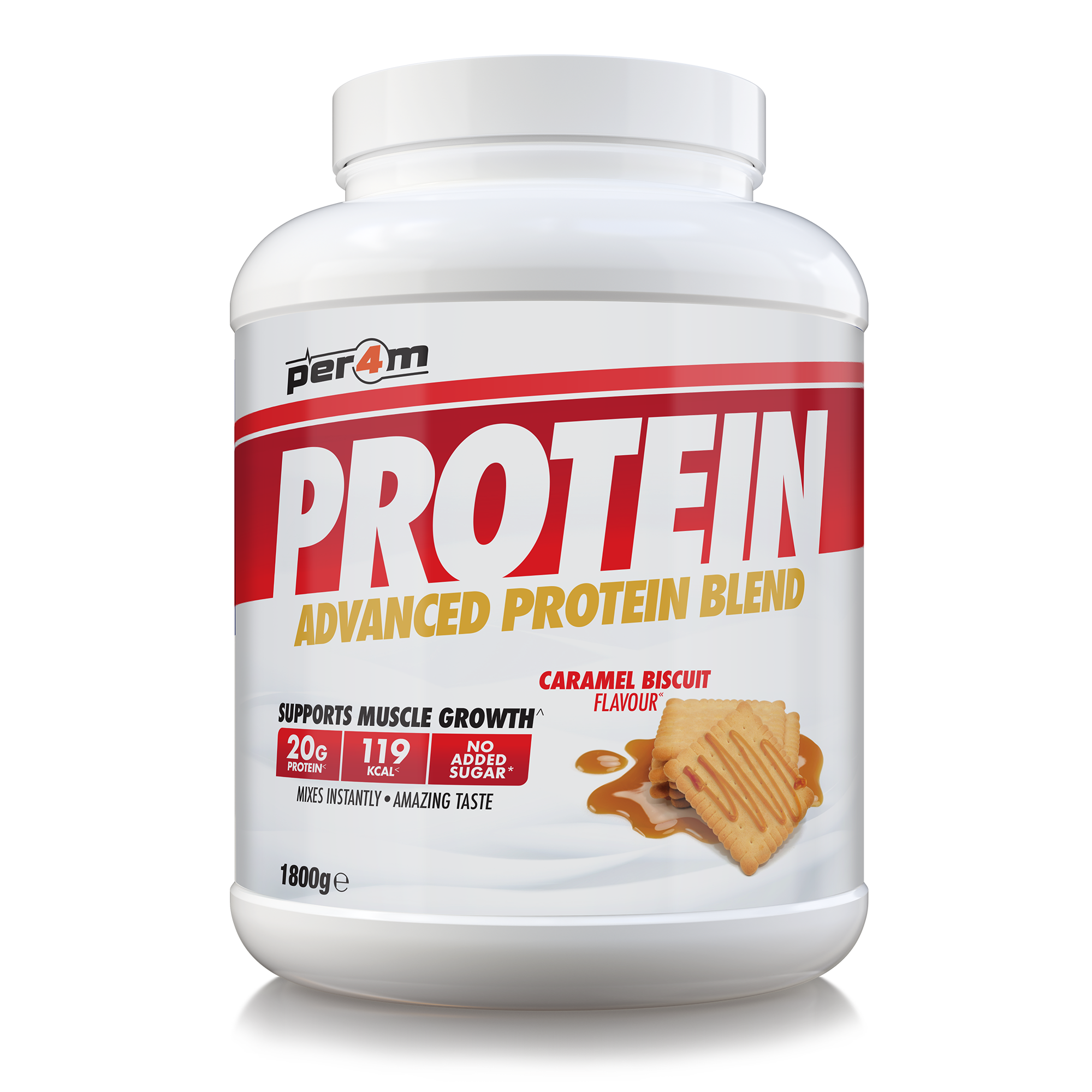 Per4m Advanced Protein 1.8kg Caramel Biscuit
