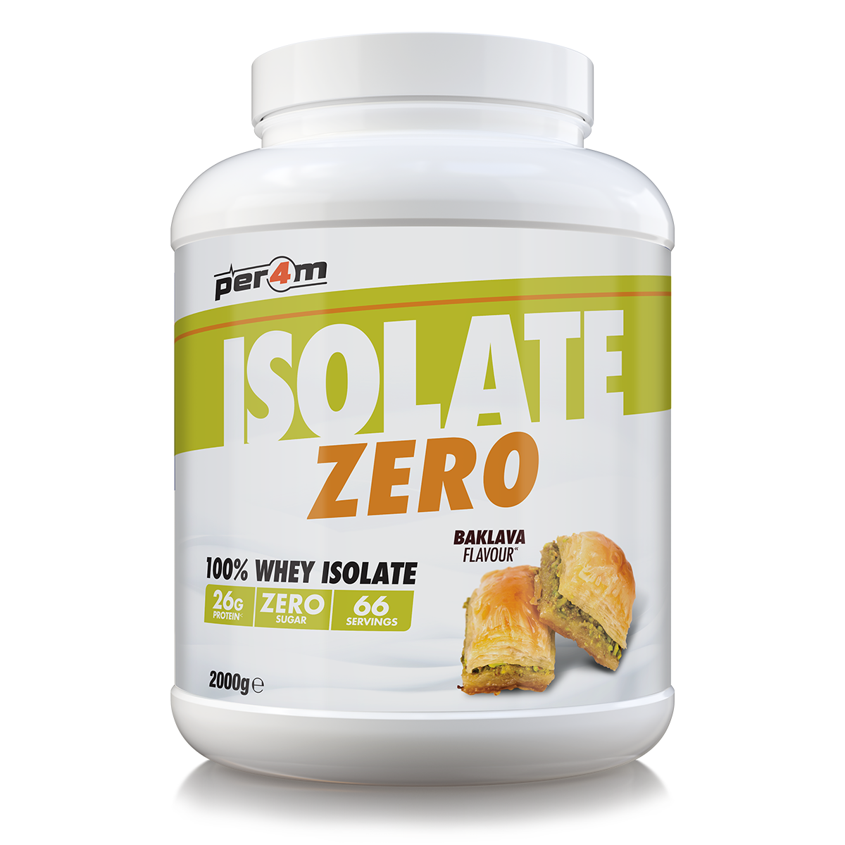 Per4m Isolate Zero Baklava 2kg (66 Servings)