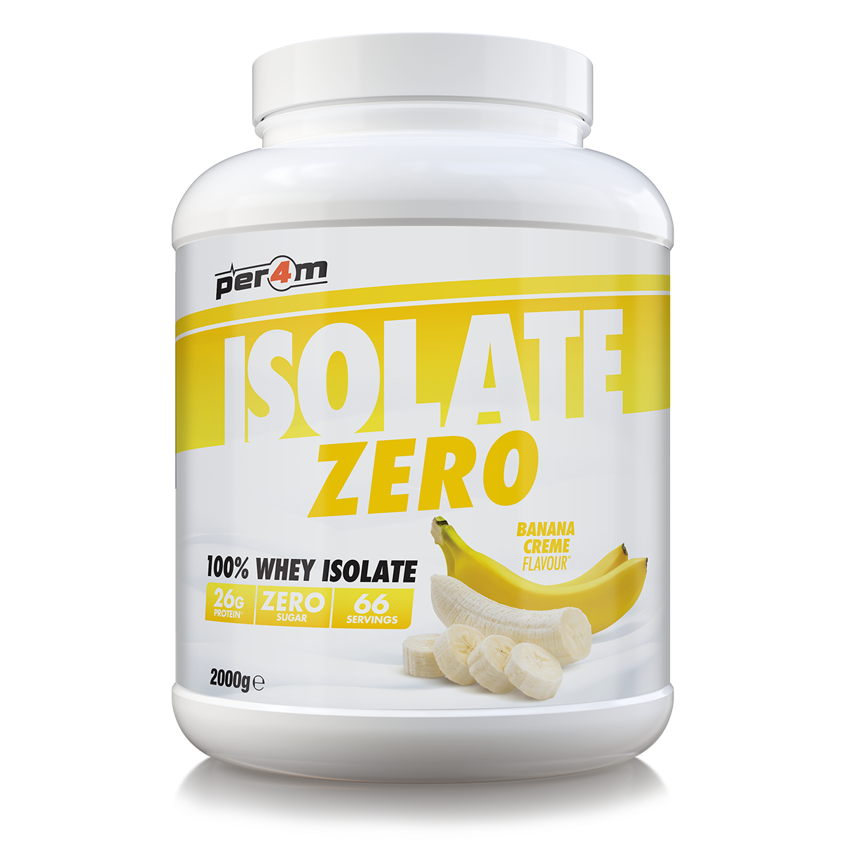 Per4m Isolate Zero Banana Creme 2kg (66 Servings)