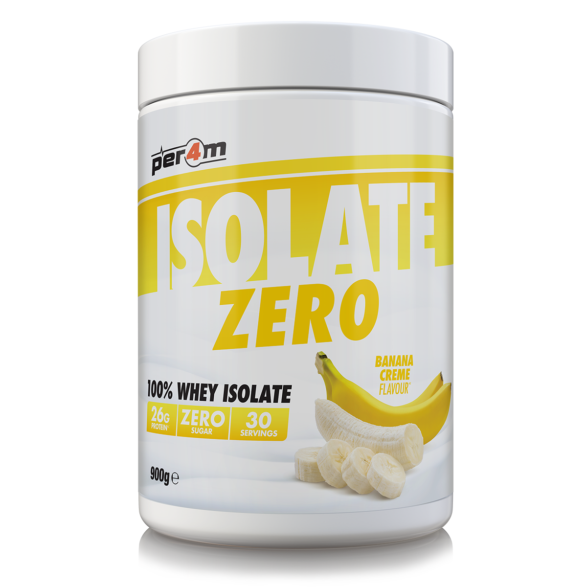 Per4m Isolate Zero Banana Creme 900g (30 Servings)