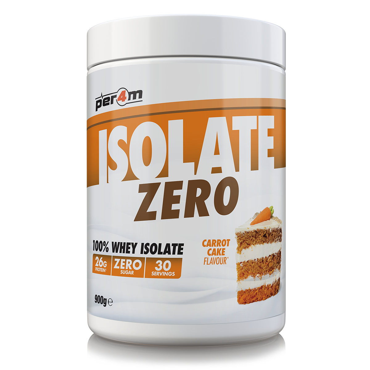 Per4m Isolate Zero Carrot Cake 900g (30 Servings)