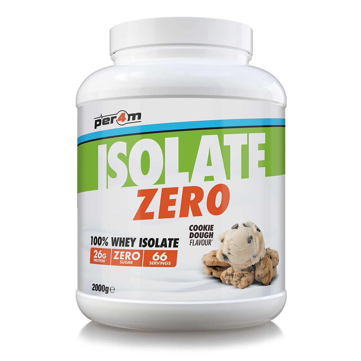 Per4m Isolate Zero Cookie Dough 2kg (66 Servings)