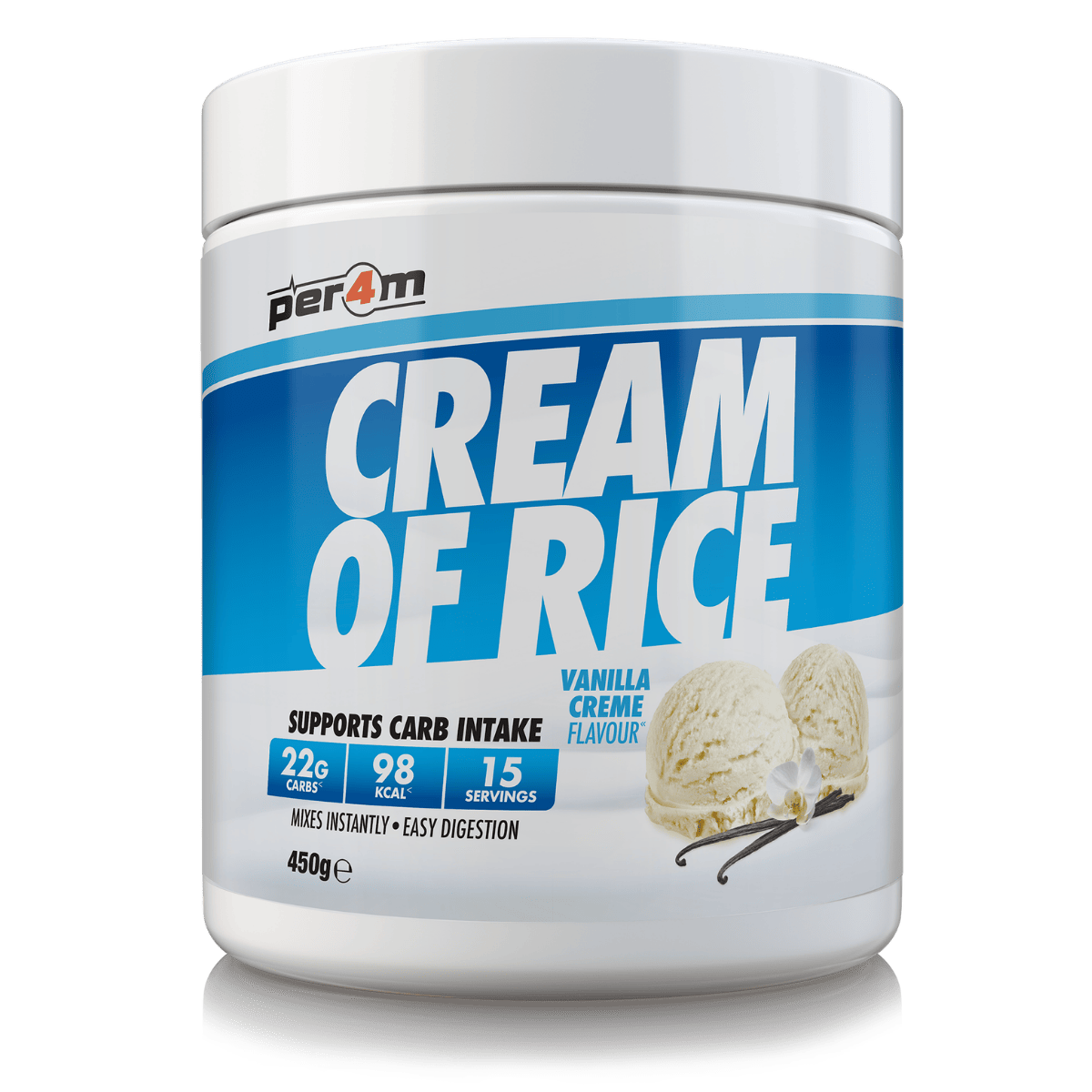 Per4m Cream of Rice 450g Vanilla Creme
