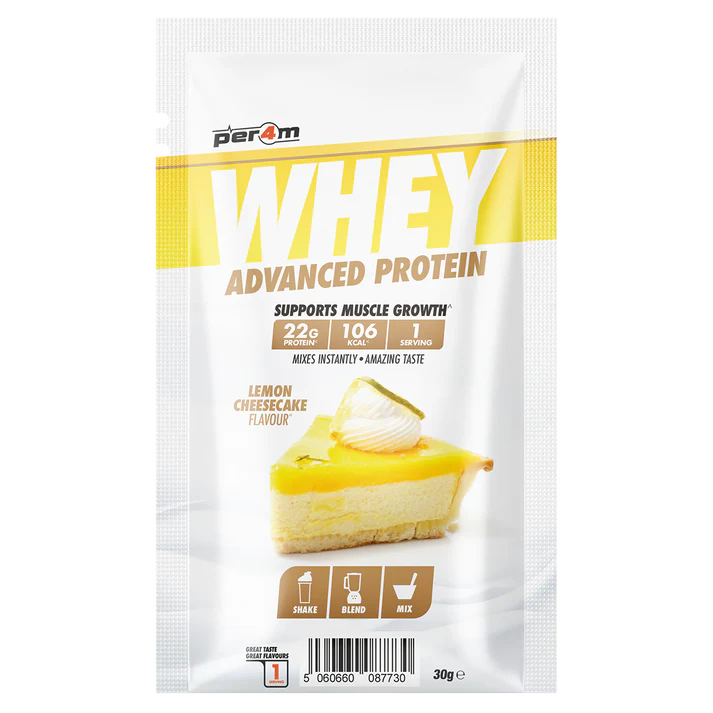 Advanced Protein Powder Per4m Whey Advanced Protein Powder Sample Sachet (1 x 30g) - Build ...