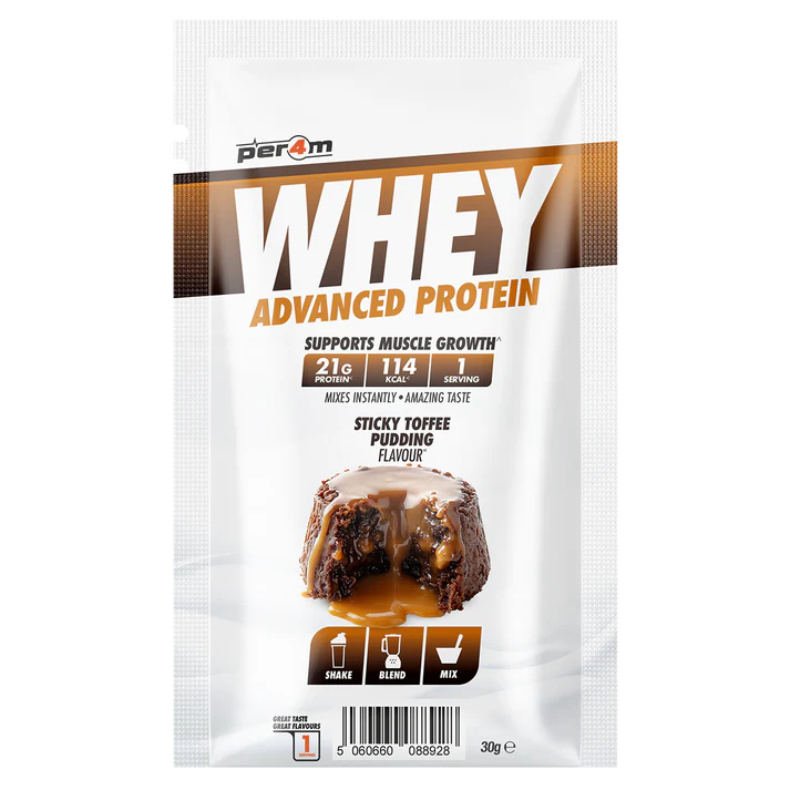 Advanced Protein Powder Per4m Whey Advanced Protein Powder Sample Sachet (1 x 30g) - Build ...