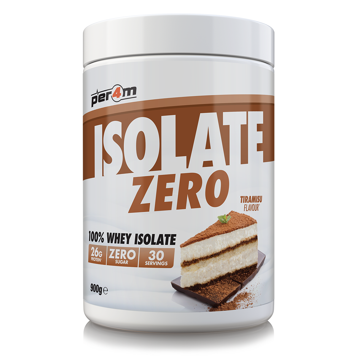 Per4m Isolate Zero Tiramisu 900g (30 Servings)