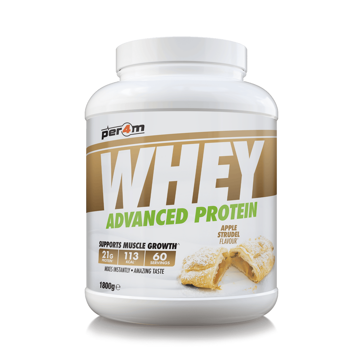 Per4m Whey 1.8kg Apple Strudel